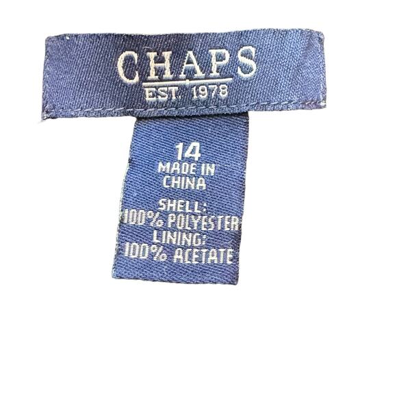 Chaps Ralph Lauren Black Polka Dot Sheer Midi Dress - Size 14 - Midi - Picture 2 of 5